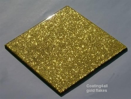 Goud metallic Flake additief 