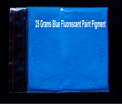 Blauw fluorescerend pigment poeder