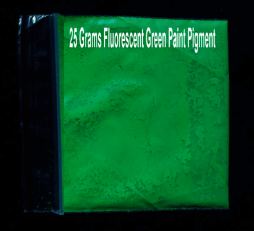 Groen fluorescerend pigment poeder