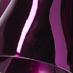 Candy Paars Transparant Hoogglans