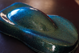 Goud Groen Blauw Kameleon metallic flake