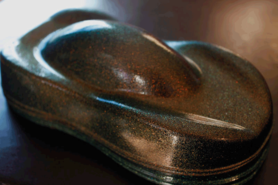 Groen koper oranje kameleon metallic flake