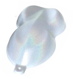 Wit holografic pearl metallic flake additief 